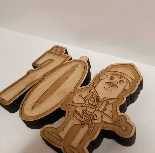 El 701 Laser Engraved