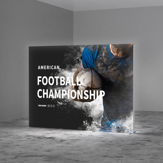 10ftx10ft SEG Backlit Fabric Display