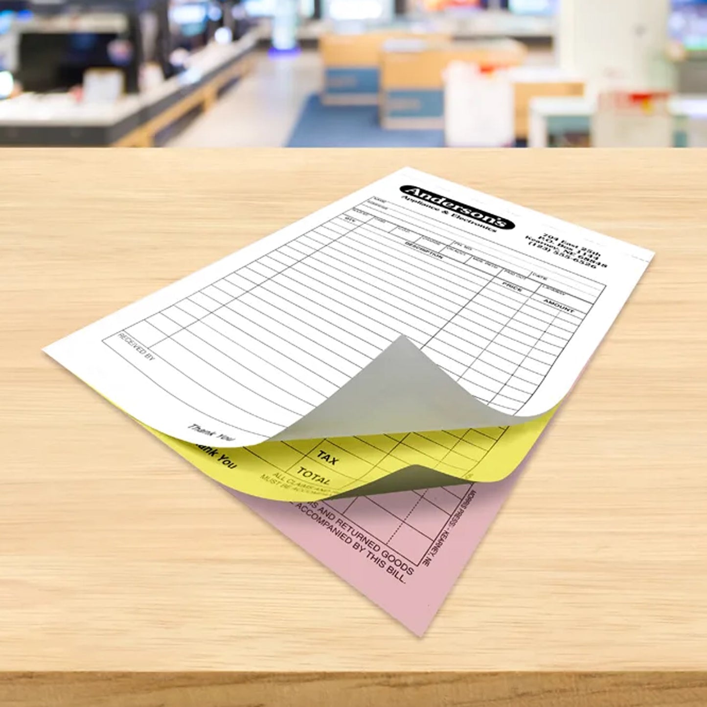 8.5x11 Carbonless Forms (NCR) Qty: 250