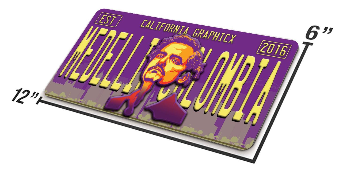 Pablo Escobar License Plate