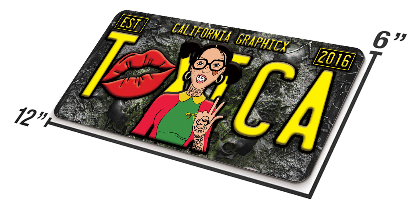 La Toxica License Plate