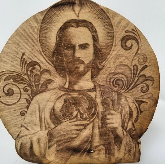 San Judas Laser Engraved
