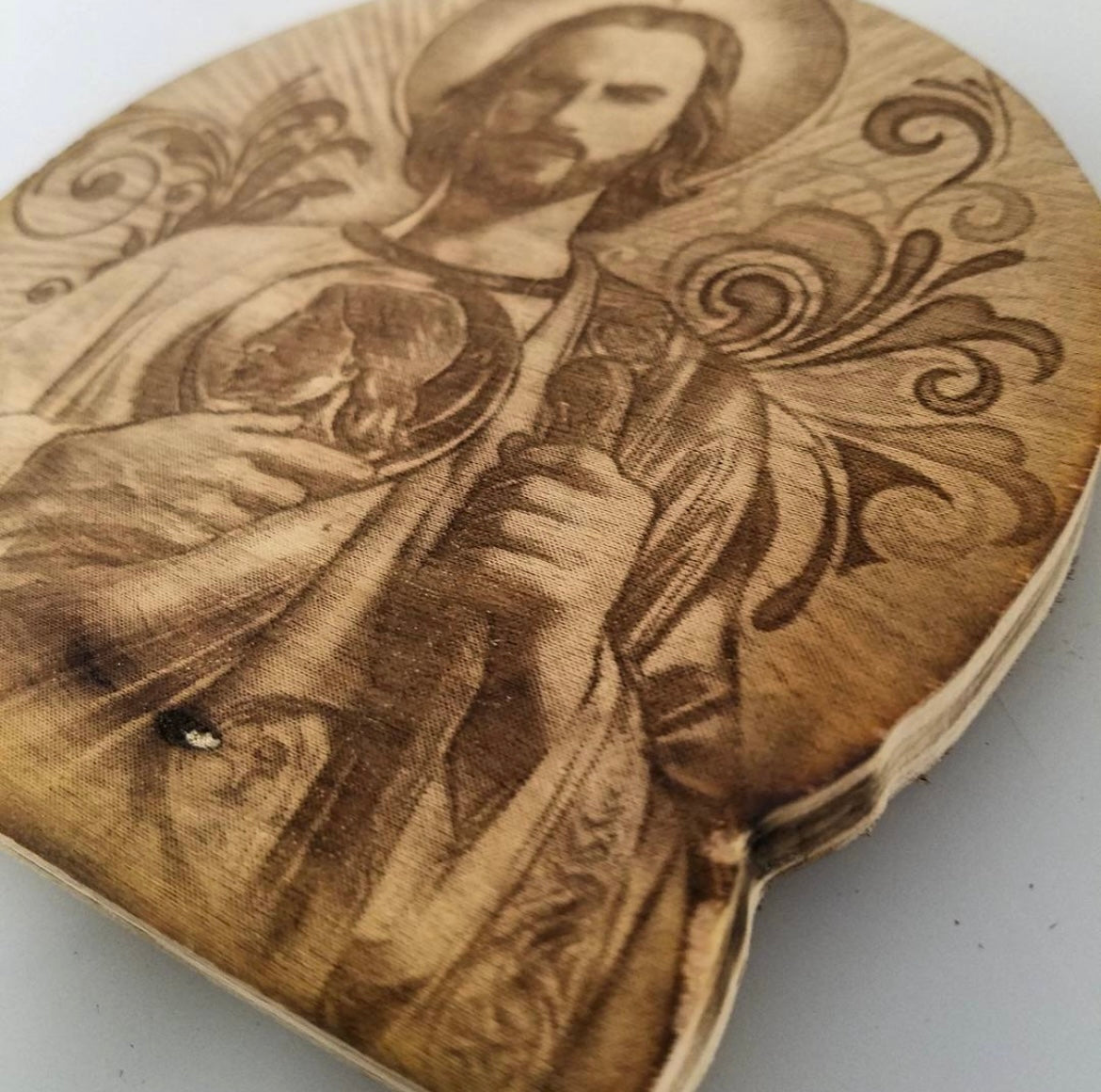 San Judas Laser Engraved