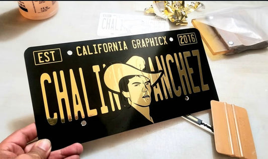 Chalino Sanchez Licensed Plate
