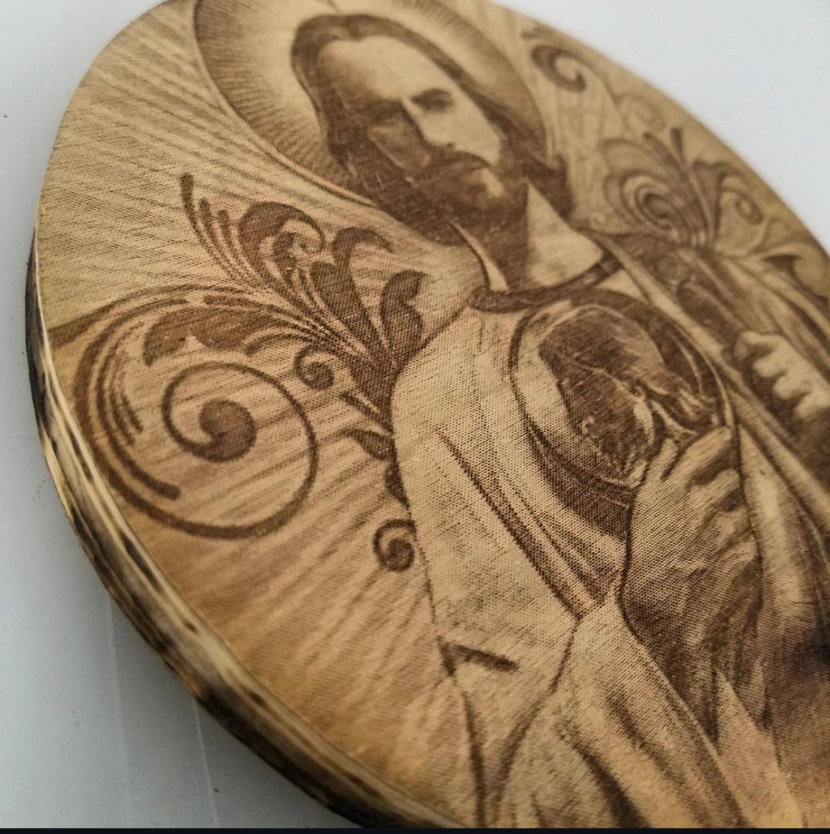 San Judas Laser Engraved