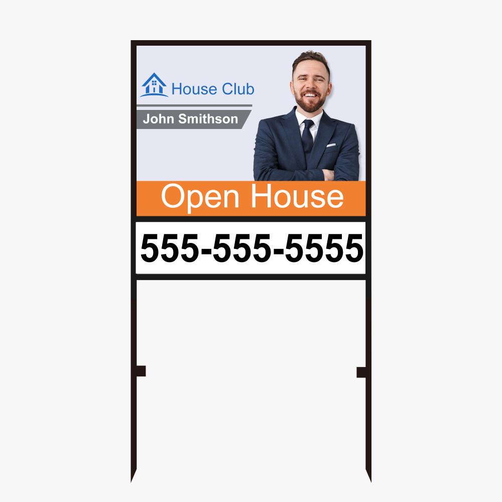 Real Estate Sign & Frame