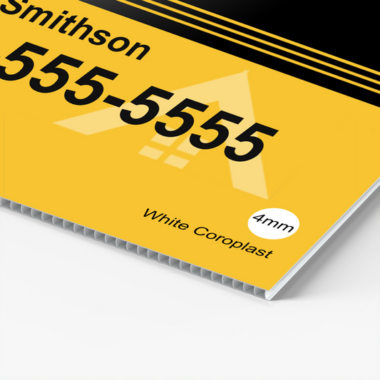 Coroplast Signs 24”x18”
