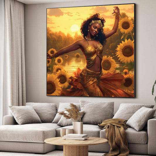 Oshun 1 SEG Wall Art 72"x72"