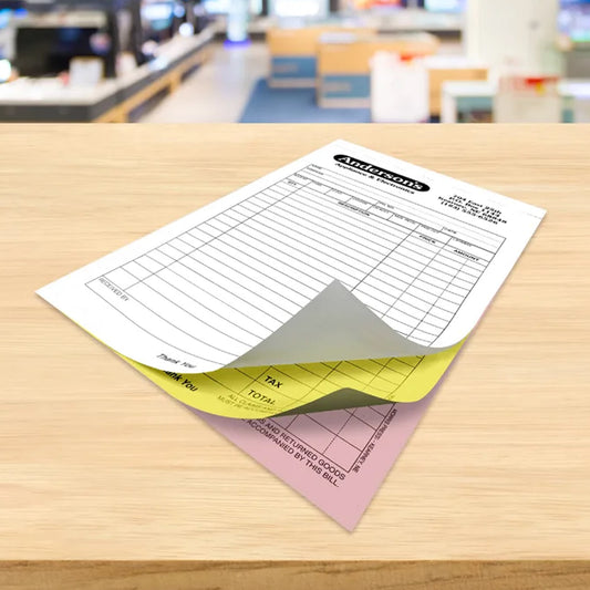 8.5x11 Carbonless Forms (NCR) Qty: 250