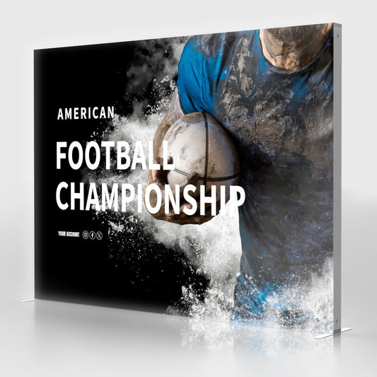 10ftx10ft SEG Backlit Fabric Display