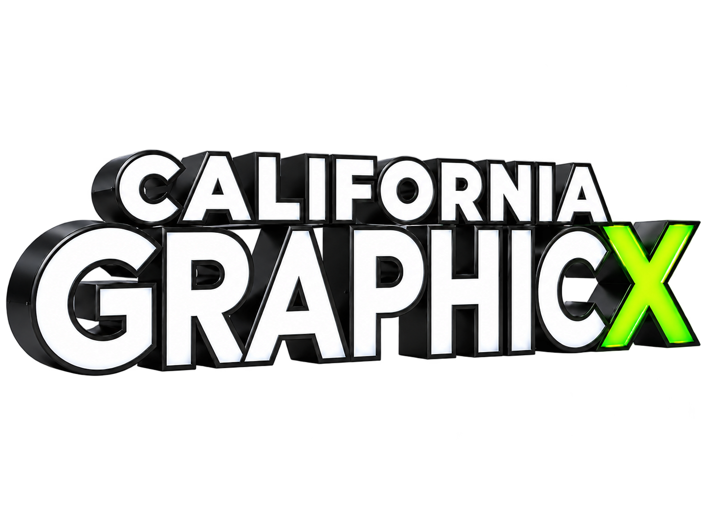 Signs & channel letters product concept mockup