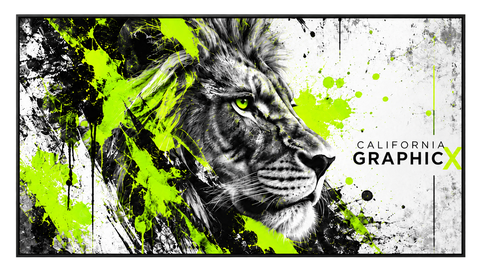 Wall art & murals product concept mockup