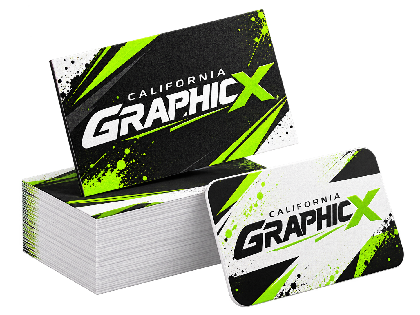 California Graphicx business cards concept mockup